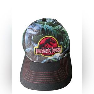 Jurassic Park Snapback Youth Hat Cap Jurassic World New OSFM Raptor Blue
